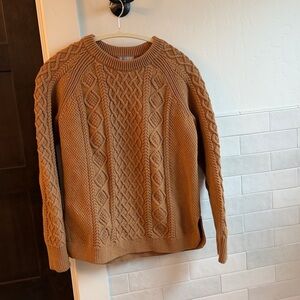 J.Crew Women's Tan Sweater Size M